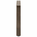 vidaXL 2 db A-alakú dohányzóasztal láb 60 x (42-43) cm acél