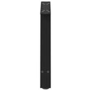 vidaXL 2 db A-alakú fekete dohányzóasztal láb 70 x (42-43) cm acél