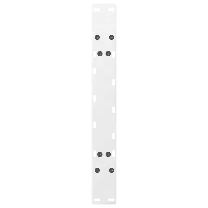 vidaXL 2 db A-alakú dohányzóasztal láb fehér 70 x (42-43) cm acél dohányzóasztal láb