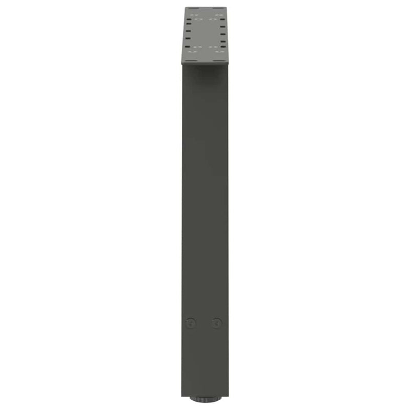 vidaXL 2 db antracitszürke A-alakú acél dohányzóasztal láb 70 x (42-43) cm