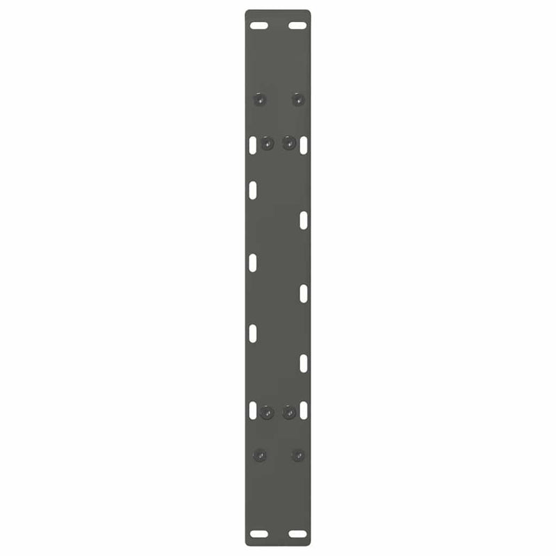 vidaXL 2 db antracitszürke A-alakú acél dohányzóasztal láb 70 x (42-43) cm