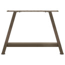 vidaXL 2 db A-alakú dohányzóasztal láb 70 x (42-43) cm acél