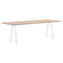 vidaXL 2 db fehér A-alakú étkezőasztal láb 50 x (72-73) cm acél étkezőasztal láb