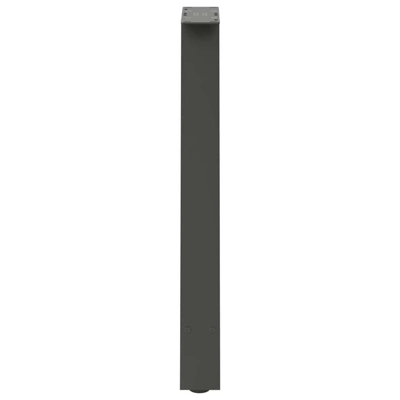 vidaXL 2 db antracitszürke A-alakú acél étkezőasztal láb 50x(72-73) cm