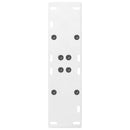 vidaXL 2 db A-alakú étkezőasztal láb fehér 60 x (72-73) cm acél étkezőasztal