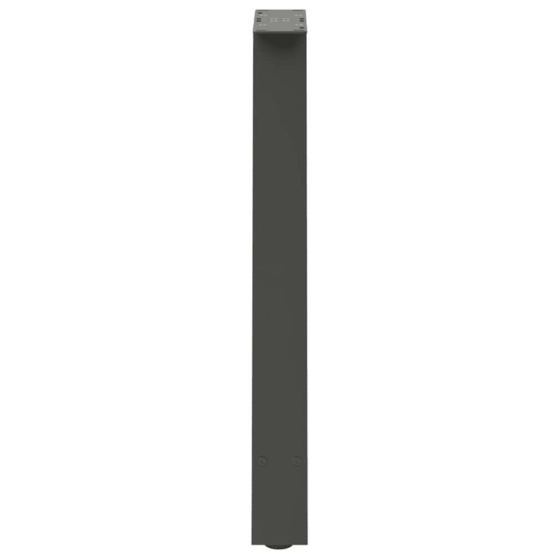 vidaXL 2 db antracitszürke A-alakú étkezőasztal láb 60x(72-73) cm acél étkezőasztal láb