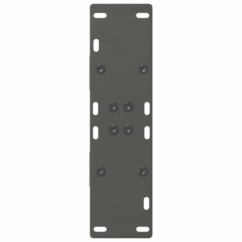 vidaXL 2 db antracitszürke A-alakú étkezőasztal láb 60x(72-73) cm acél étkezőasztal láb