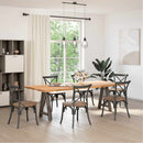 vidaXL 2 db A-alakú étkezőasztal láb 60x(72-73) cm acél