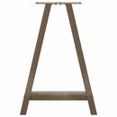 vidaXL 2 db A-alakú étkezőasztal láb 60x(72-73) cm acél