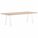 vidaXL 2 db fehér A-alakú étkezőasztal láb 70 x (72-73) cm acél étkezőasztal láb