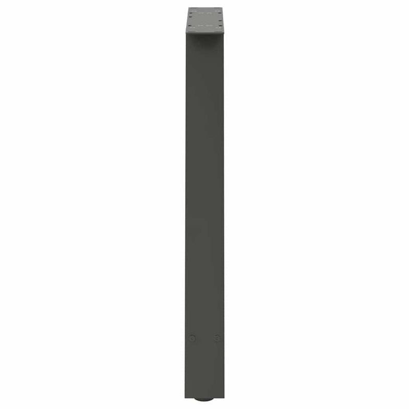 vidaXL 2 db antracitszürke A-alakú étkezőasztal láb 70x(72-73) cm acél étkezőasztal láb
