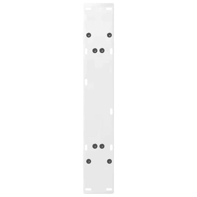 vidaXL 2 db A-alakú étkezőasztal láb fehér 80x(72-73) cm acél étkezőasztal láb