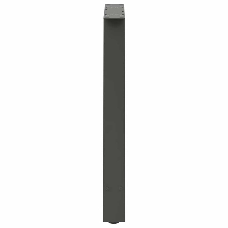 vidaXL 2 db antracitszürke A-alakú acél étkezőasztal láb 80x(72-73) cm