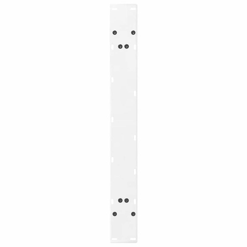vidaXL 2 db A-alakú étkezőasztal láb fehér 90 x (72-73) cm acél étkezőasztal láb