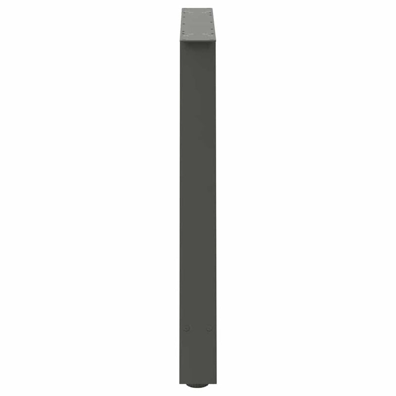 vidaXL 2 db antracitszürke A-alakú étkezőasztal láb 90 x (72-73) cm acél étkezőasztal láb