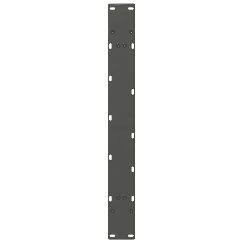 vidaXL 2 db antracitszürke A-alakú étkezőasztal láb 90 x (72-73) cm acél étkezőasztal láb