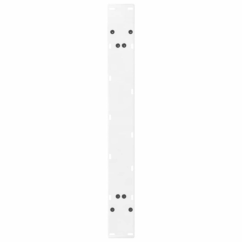 vidaXL 2 db A-alakú étkezőasztal láb fehér 100 x (72-73) cm acél étkezőasztal láb