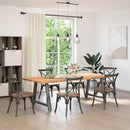 vidaXL 2 db antracitszürke A-alakú étkezőasztal láb 100 x (72-73) cm acél étkezőasztal láb