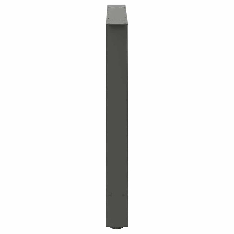 vidaXL 2 db antracitszürke A-alakú étkezőasztal láb 100 x (72-73) cm acél étkezőasztal láb