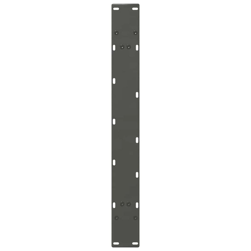 vidaXL 2 db antracitszürke A-alakú étkezőasztal láb 100 x (72-73) cm acél étkezőasztal láb