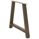 vidaXL 2 db A-alakú étkezőasztal láb 100 x (72-73) cm acél étkezőasztal láb