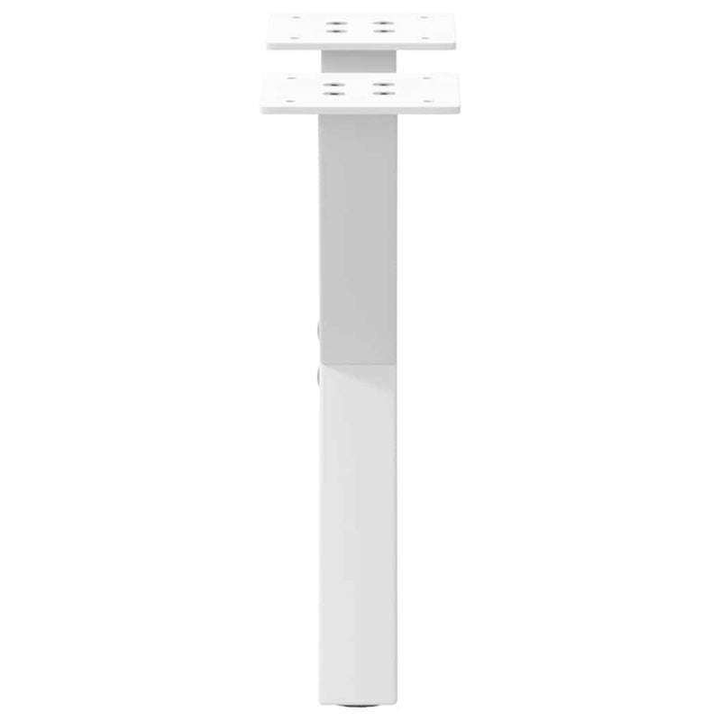 vidaXL 2 db fehér, X alakú acél dohányzóasztal láb 30 x (30-31) cm