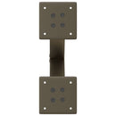 vidaXL 2 db X alakú natúr acél dohányzóasztal láb 37x(30-31) cm