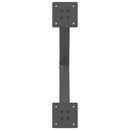 vidaXL 2 db antracitszürke X-alakú acél dohányzóasztal láb 50x(30-31) cm