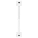 vidaXL 2 db fehér, X alakú dohányzóasztal láb 70 x (30-31) cm acél