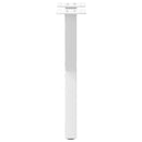 vidaXL 2 db fehér, X alakú acél dohányzóasztal láb 28 x (42-43) cm