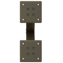 vidaXL 2 db X alakú natúr acél dohányzóasztal láb 28 x (42-43) cm