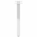 vidaXL 2 db fehér, X alakú dohányzóasztal láb, 38 x (42-43) cm, acél