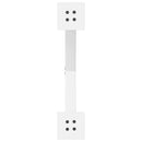 vidaXL 2 db fehér, X alakú acél dohányzóasztal láb 50 x (42-43) cm