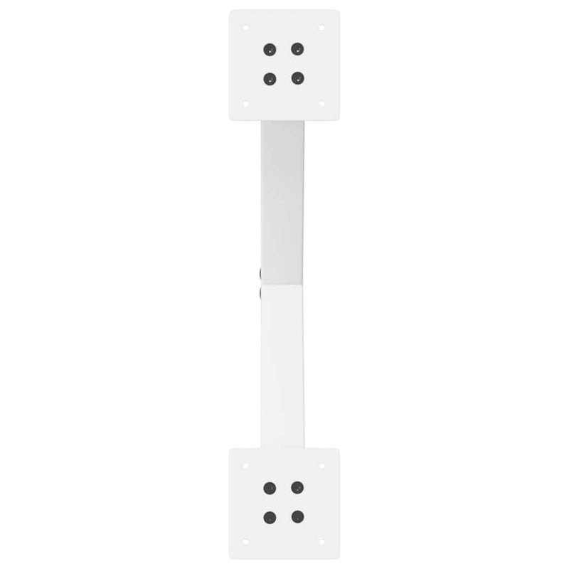 vidaXL 2 db fehér, X alakú acél dohányzóasztal láb 60 x (42-43) cm