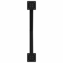 vidaXL 2 db fekete, X alakú acél dohányzóasztal láb 70 x (42-43) cm