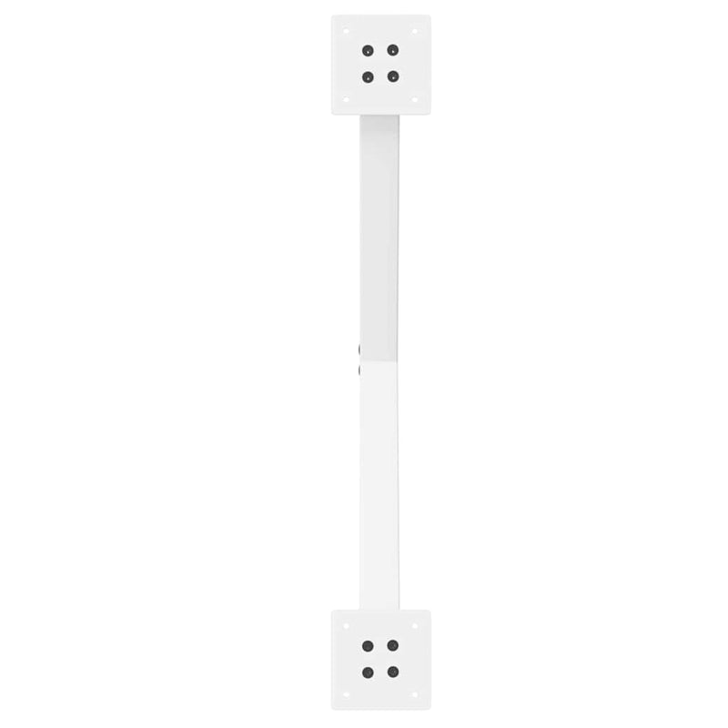 vidaXL 2 db fehér, X alakú dohányzóasztal láb 70 x (42-43) cm acél
