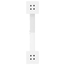 vidaXL 2 db fehér, X alakú étkezőasztal láb 50 x (72-73) cm acél étkezőasztalhoz