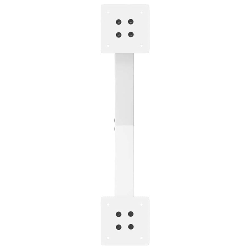 vidaXL 2 db fehér, X alakú étkezőasztal láb 50 x (72-73) cm acél étkezőasztalhoz