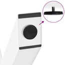 vidaXL 2 db fehér, X alakú étkezőasztal láb 50 x (72-73) cm acél étkezőasztalhoz