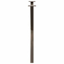 vidaXL 2 db X alakú étkezőasztal láb natúr acélból 70 x (72-73) cm