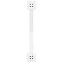 vidaXL 2 db X alakú étkezőasztal láb fehér 80 x (72-73) cm acél étkezőasztal láb