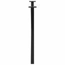 vidaXL 2 db X alakú étkezőasztal láb fekete, 90 x (72-73) cm acél