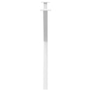 vidaXL 2 db X alakú étkezőasztal láb fehér 90 x (72-73) cm acél étkezőasztal láb