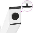 vidaXL 2 db fehér, X alakú acél dohányzóasztal láb 40 x (30-31) cm