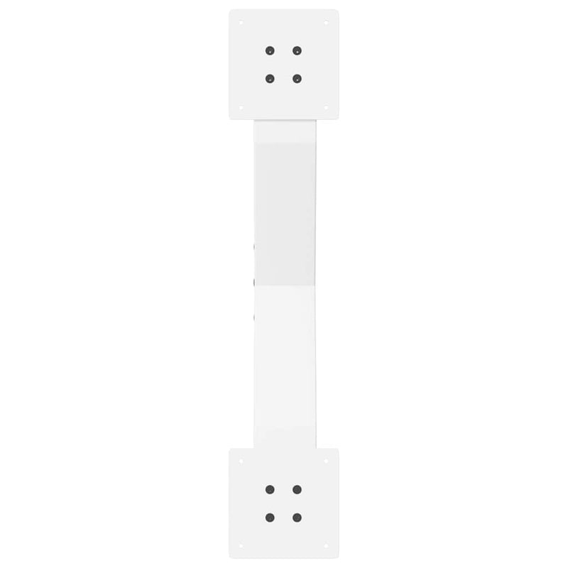 vidaXL 2 db fehér, X alakú dohányzóasztal láb 70 x (30-31) cm acél
