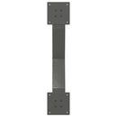 vidaXL 2 db antracitszürke X-alakú acél dohányzóasztal láb 70x(30-31) cm