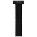 vidaXL 2 db fekete, X alakú acél dohányzóasztal láb 38 x (42-43) cm