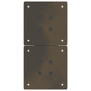 vidaXL 2 db X alakú natúr acél dohányzóasztal láb 38x(42-43) cm