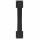 vidaXL 2 db fekete, X alakú acél dohányzóasztal láb 70 x (42-43) cm