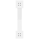 vidaXL 2 db fehér, X alakú dohányzóasztal láb 70 x (42-43) cm acél